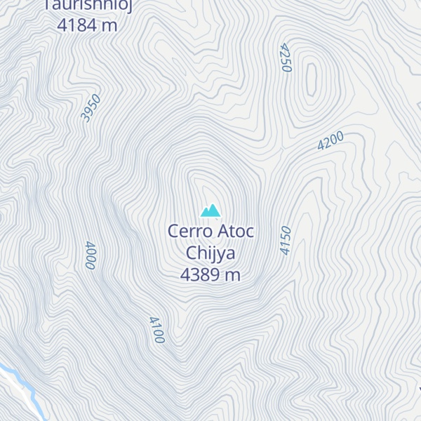 Map of Cerro Atoc Chijya