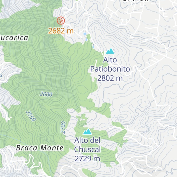 Map of Alto de Moná