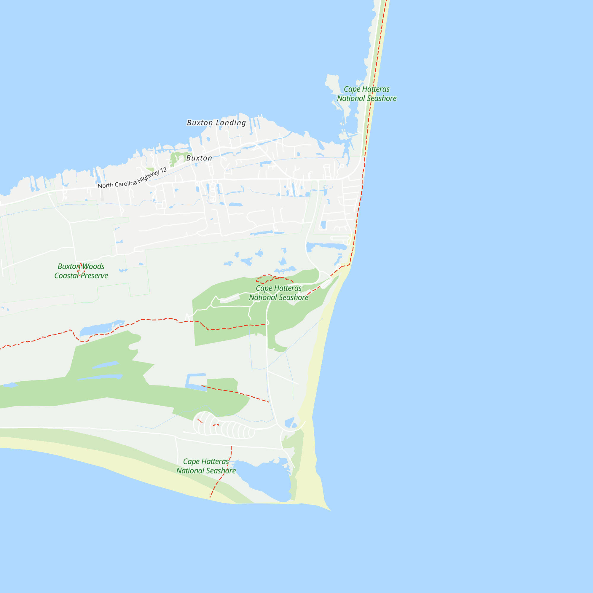 Hatteras Island Visitor map