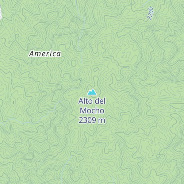 Map of Alto del Mocho