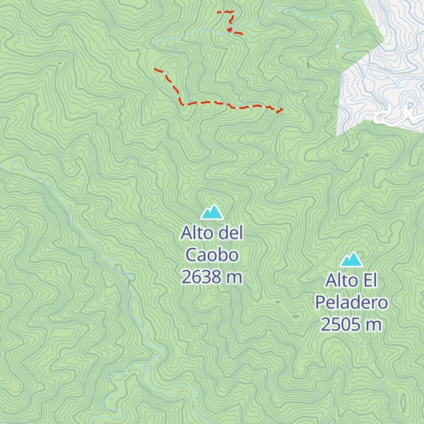 Map of Alto del Caobo