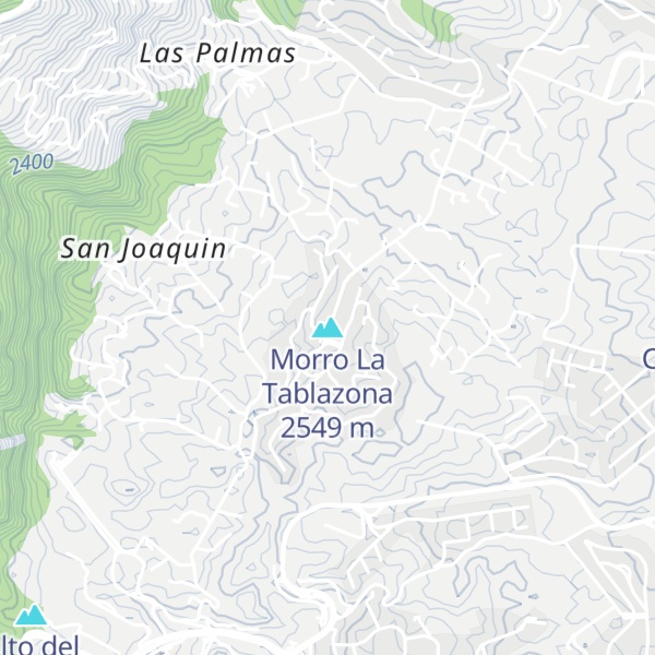 Map of Morro La Tablazona
