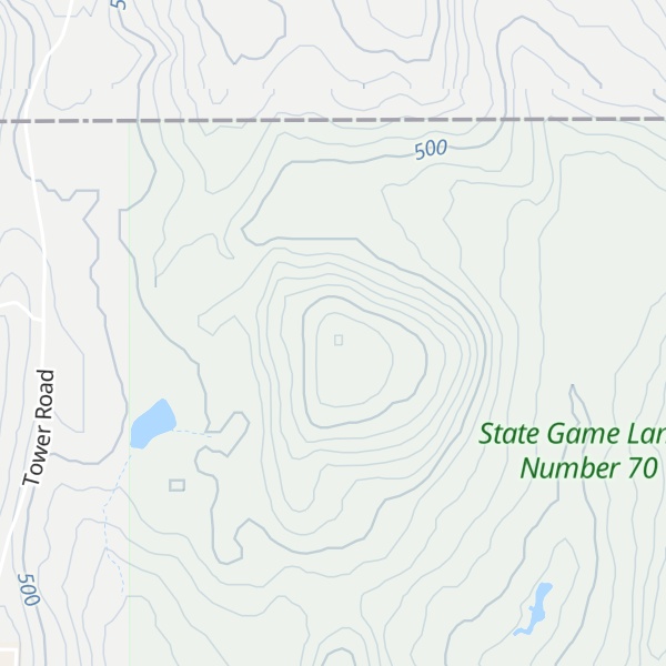 Map of Round Hill