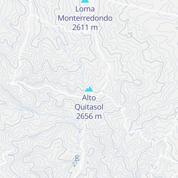 Map of Alto Quitasol