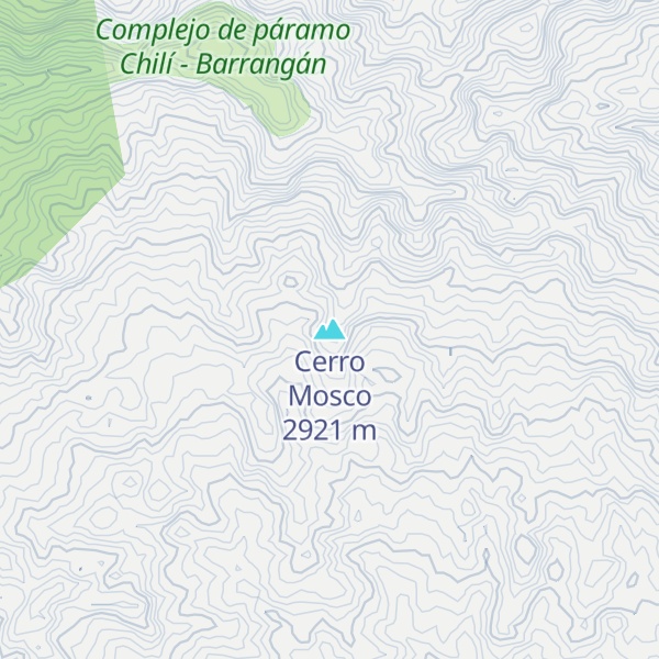 Map of Cerro Mosco
