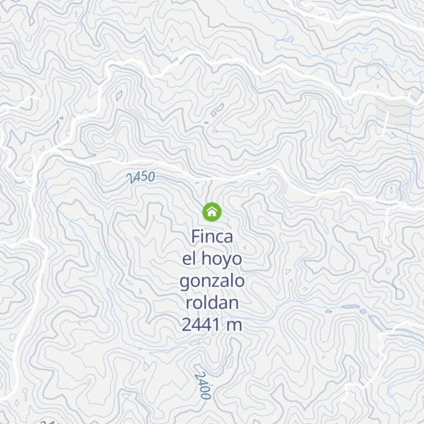 Map of Finca el hoyo gonzalo roldan