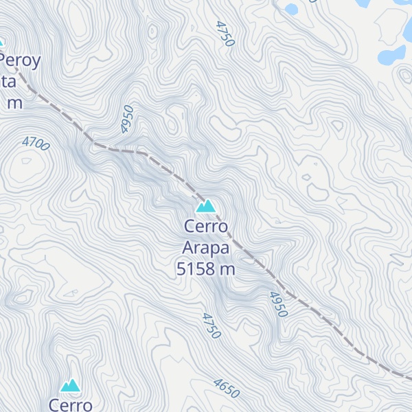 Map of Cerro Arapa