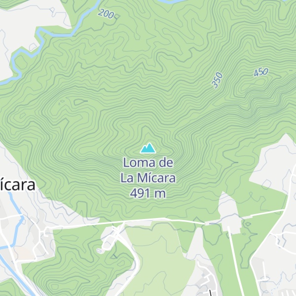 Map of Loma de La Mícara