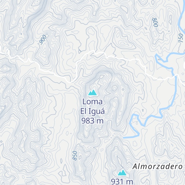 Map of Loma El Iguá