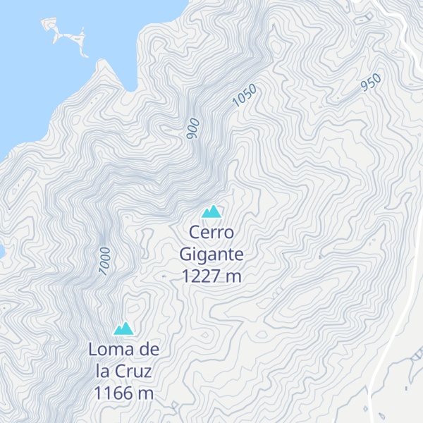 Map of Cerro Gigante