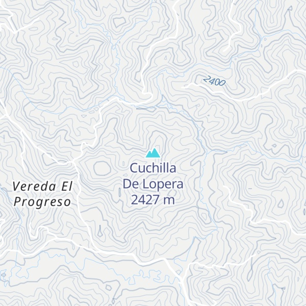 Map of Cuchilla De Lopera