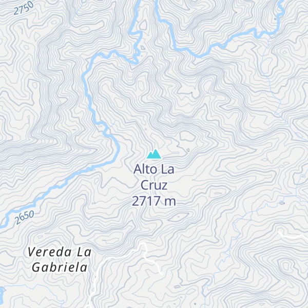 Map of Alto La Cruz