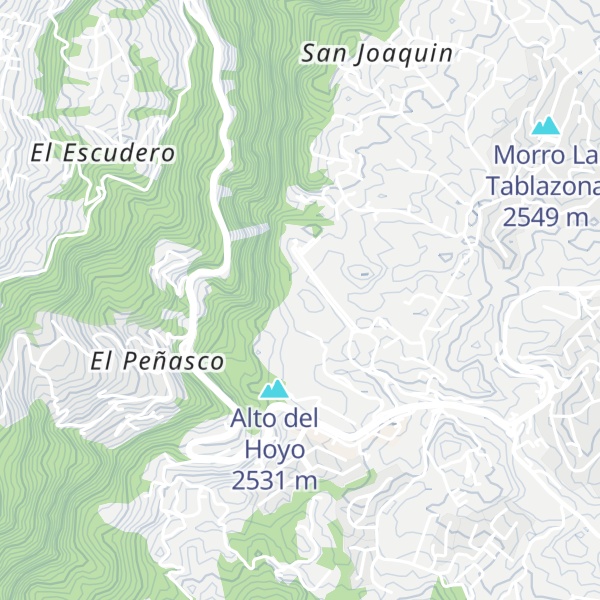 Map of Alto La Palma