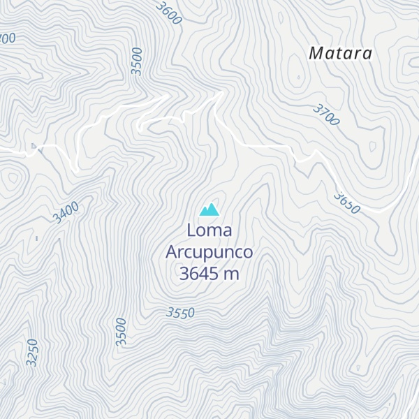 Map of Loma Arcupunco