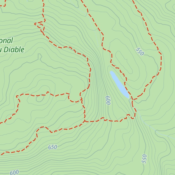 Map of Abri de la Paroi de l'aube