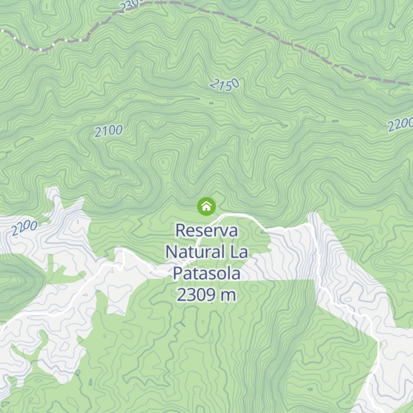 Map of Reserva Natural La Patasola