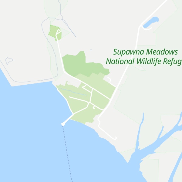 Map of Fort Mott State Park Welcome Center