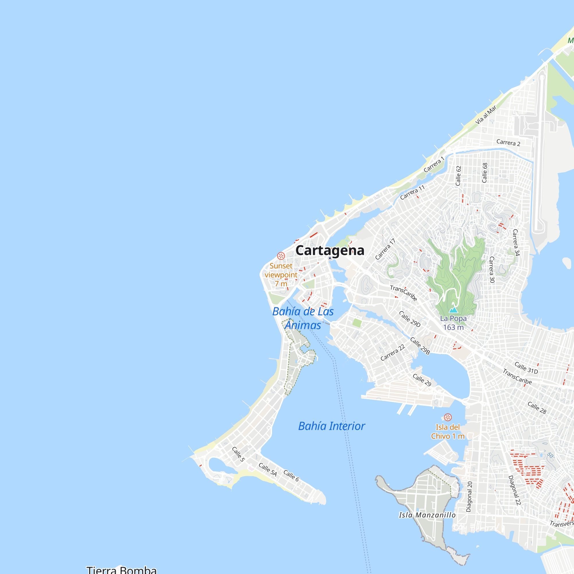 Centro de Información map