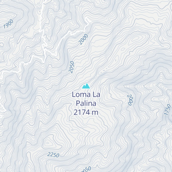 Map of Loma La Palina