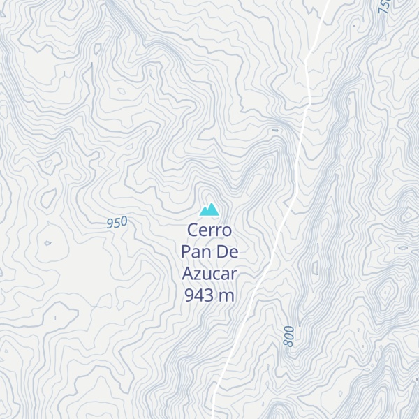 Map of Cerro Pan De Azucar