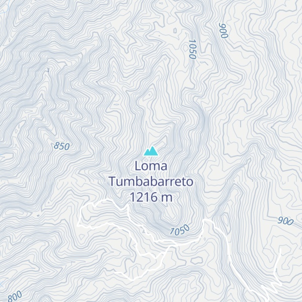 Map of Loma Tumbabarreto
