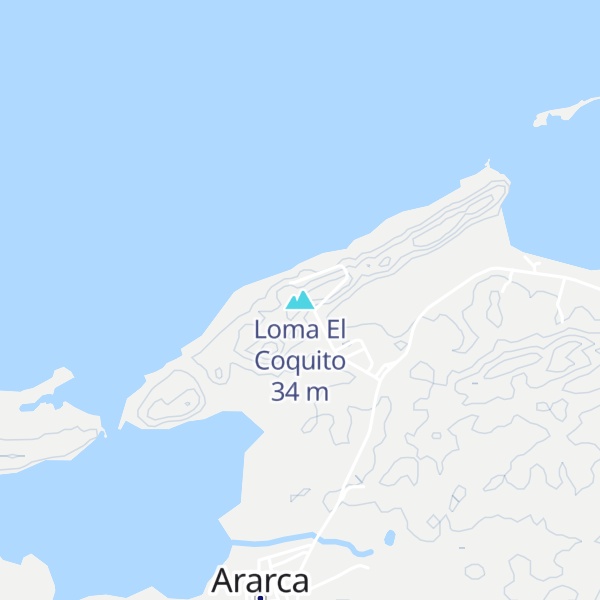 Map of Loma El Coquito