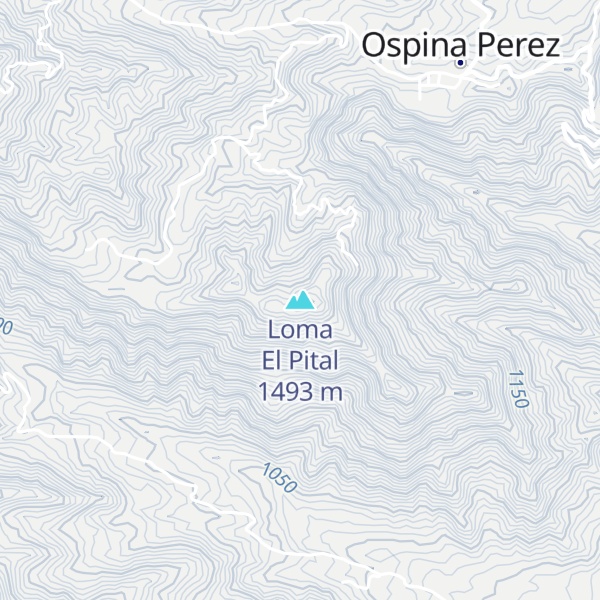 Map of Loma El Pital