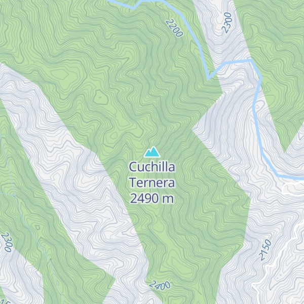 Map of Cuchilla Ternera