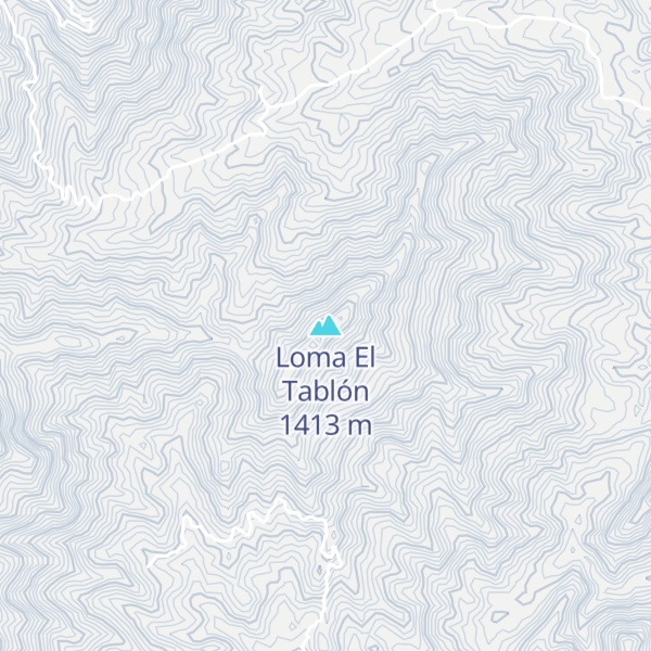 Map of Loma El Tablón