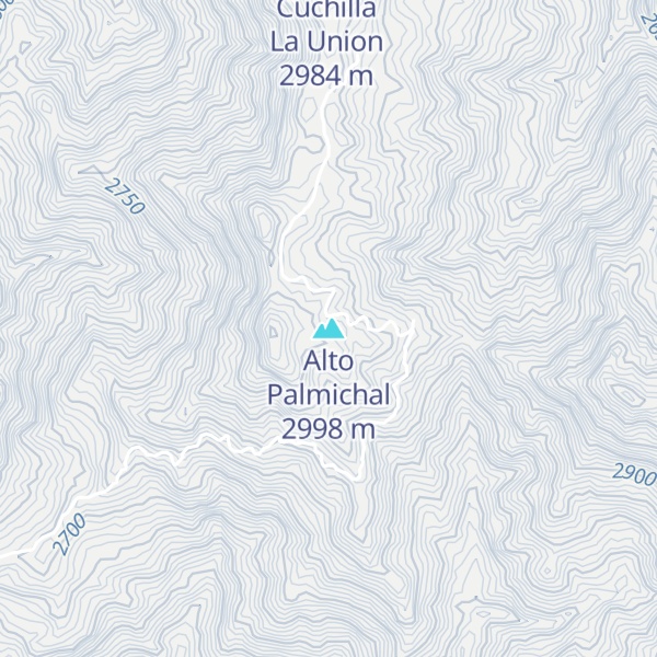 Map of Alto Palmichal