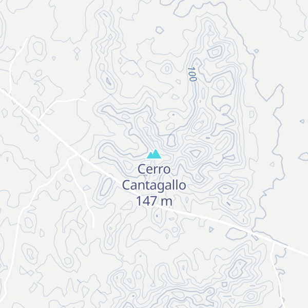 Map of Cerro Cantagallo