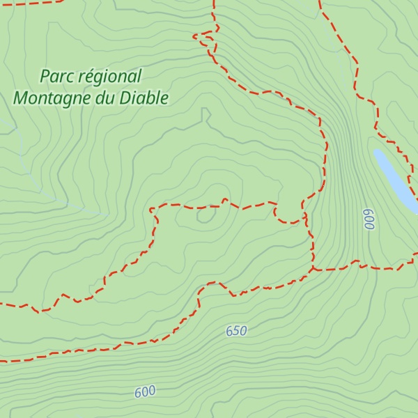 Map of Sommet du Garde Feu