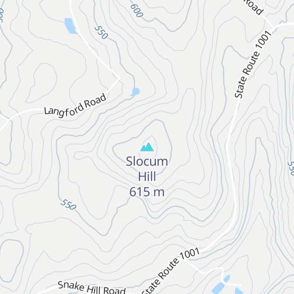 Map of Slocum Hill