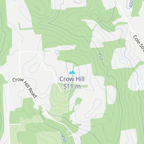 Map of Crow Hill