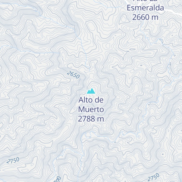 Map of Alto de Muerto