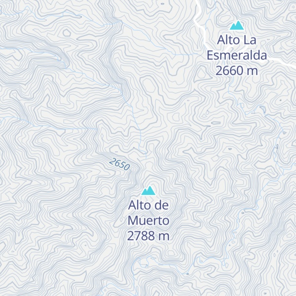 Map of Alto Del Muerto