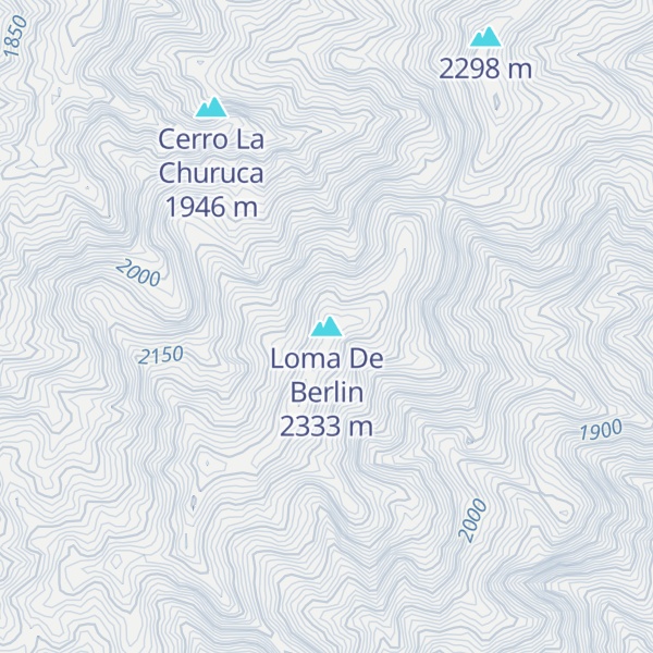 Map of Loma De Berlin