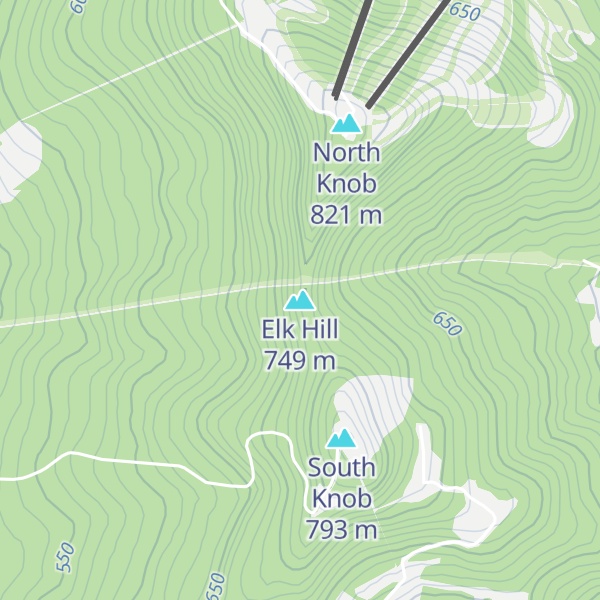 Map of Elk Hill