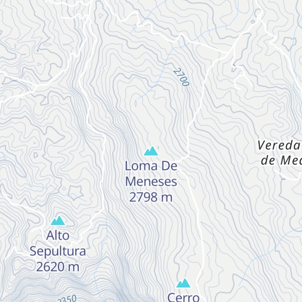 Map of Loma De Meneses