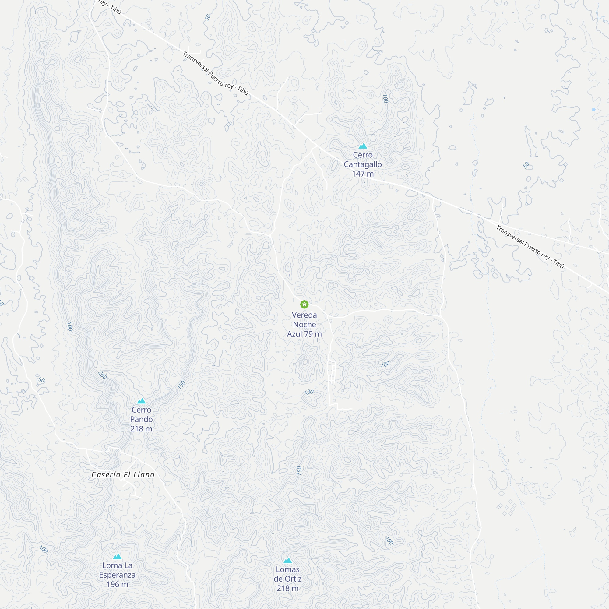 Vereda Noche Azul map