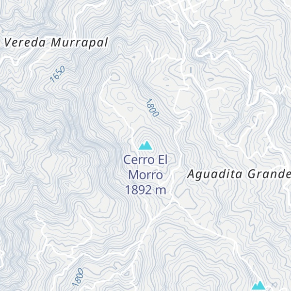 Map of Cerro El Morro