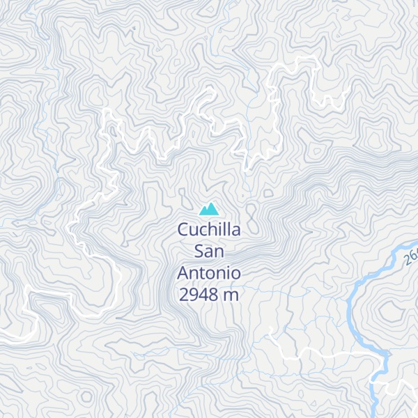 Map of Cuchilla San Antonio