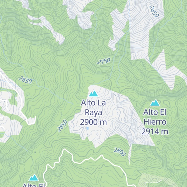 Map of Alto La Raya