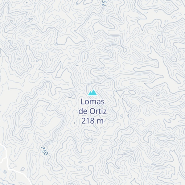 Map of Lomas de Ortiz