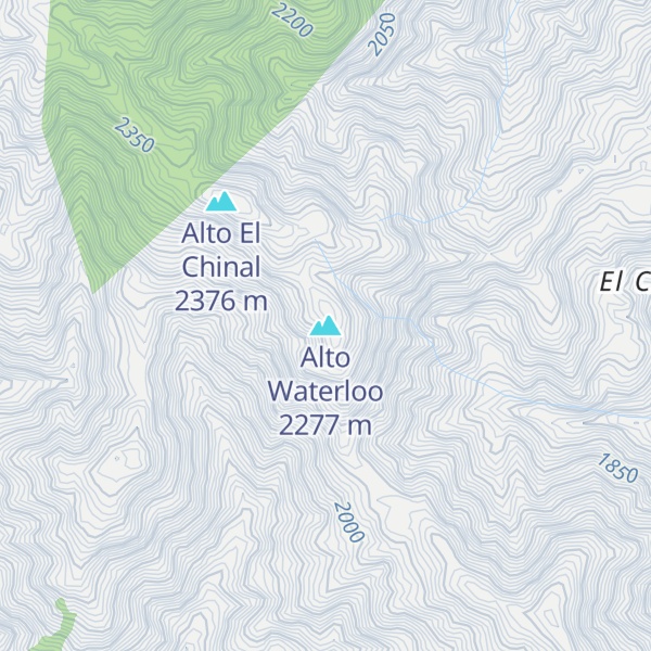 Map of Alto Waterloo