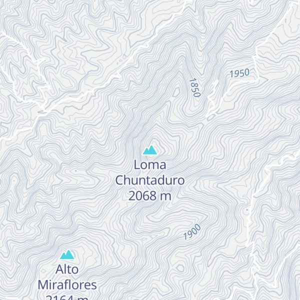 Map of Loma Chuntaduro