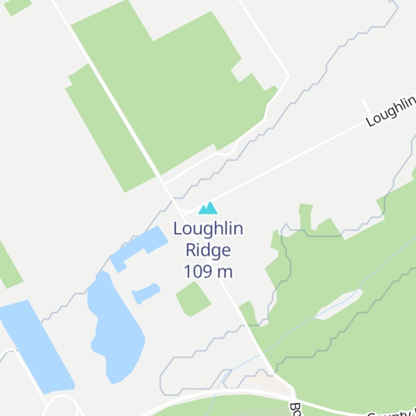Map of Loughlin Ridge
