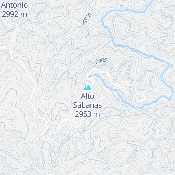 Map of Alto Sabanas