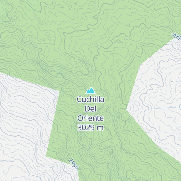 Map of Cuchilla Del Oriente
