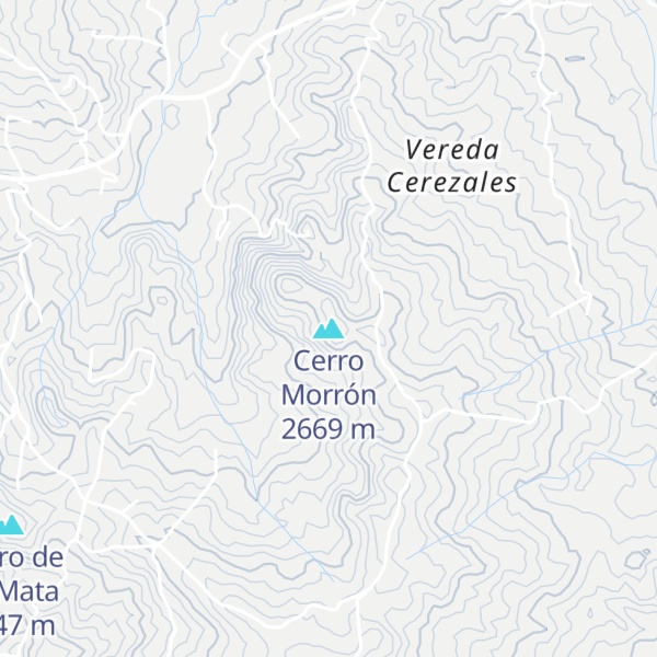 Map of Cerro Morrón